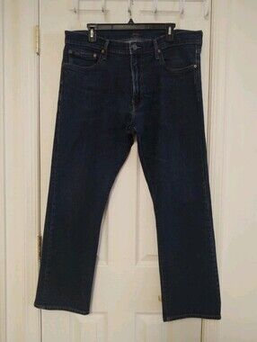 Polo by Ralph Lauren Denim Jeans with Leather Patch and White Inner Logo 36x30